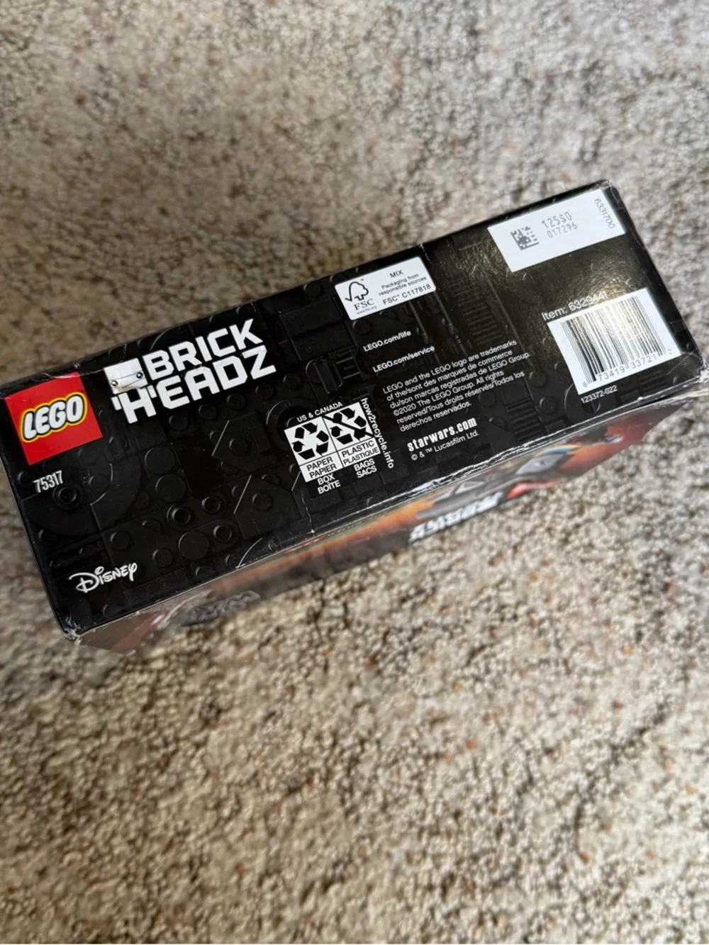 NIB LEGO BrickHeadz Star Wars The Mandalorian & The Child Box Set